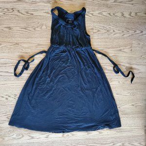 *3 for $20*Liz Lange Maternity Black Tie Back Dress M GUC